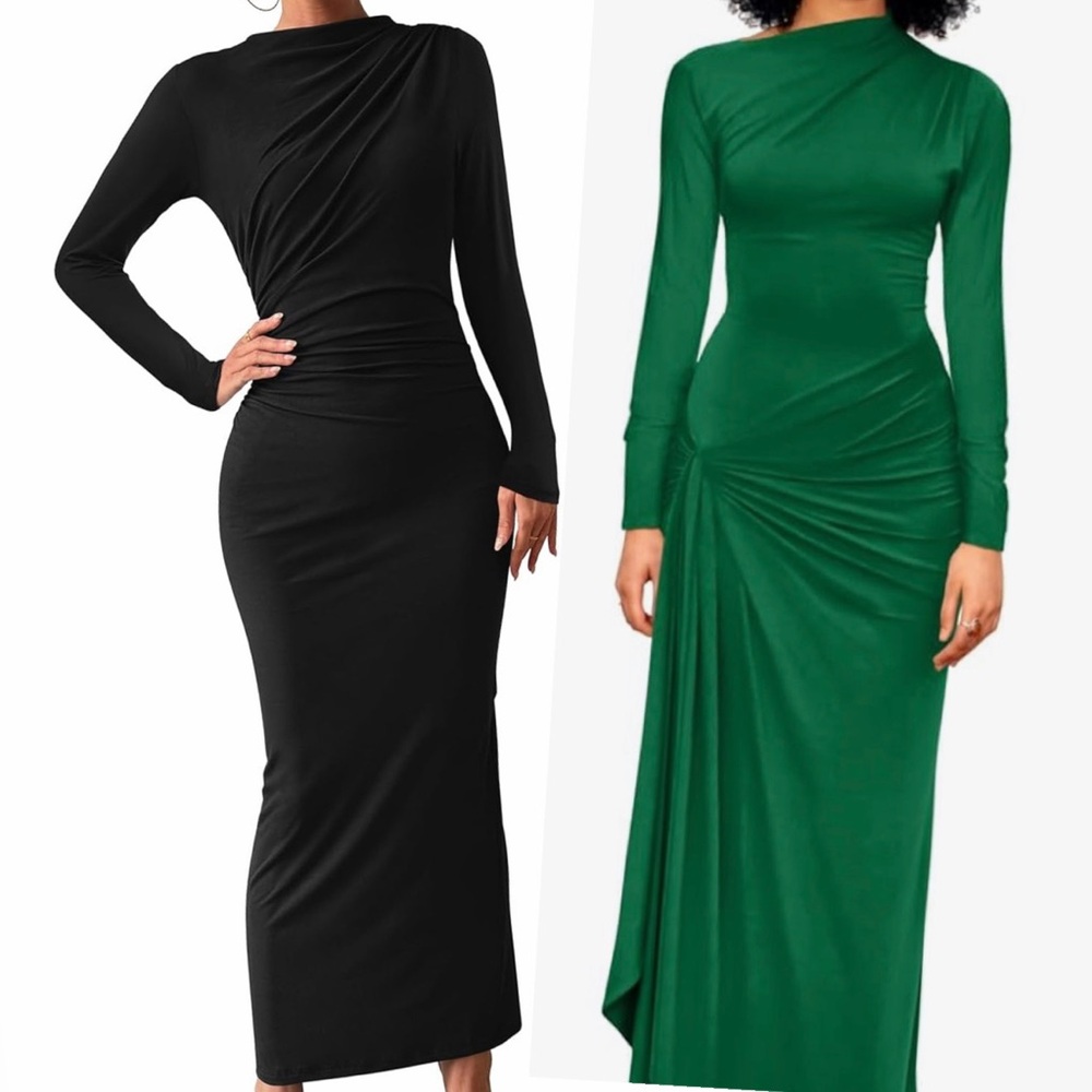 TWO Elegant Long Sleeve Dresses